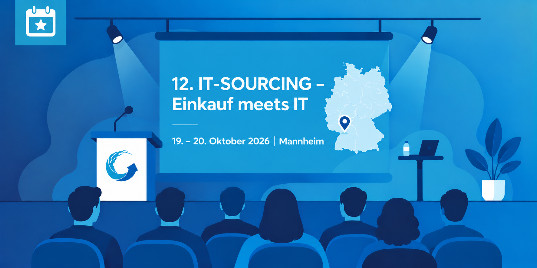 Software Reuse at the 12th IT-SOURCING 2026 in Mannheim 1 Software ReUse at IT-SOURCING 2026 in Mannheim, featuring a technical presentation on Broadcom, used software, and IT cost optimization.